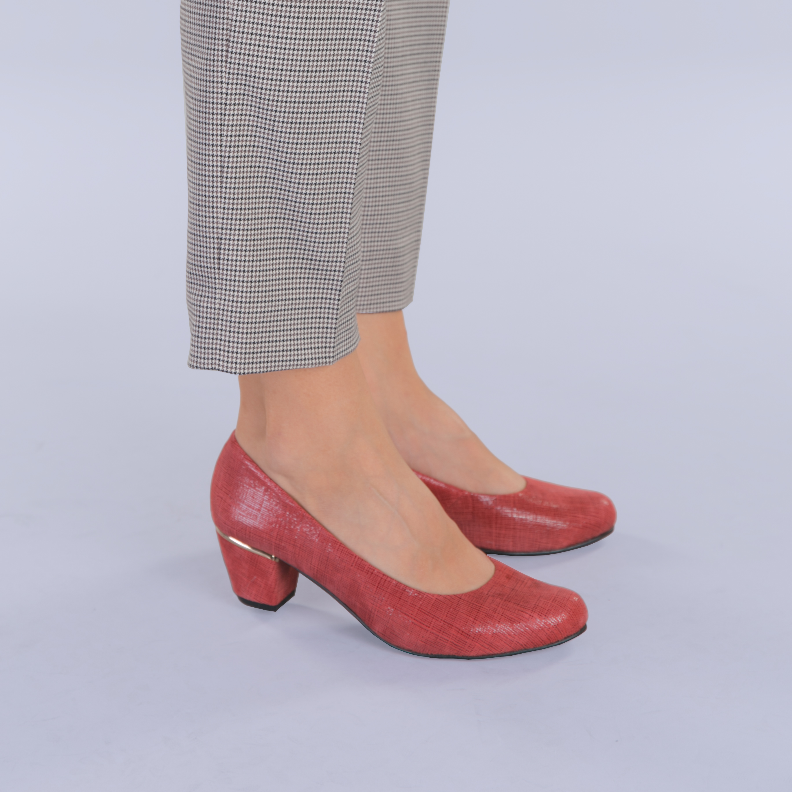 Pantofi dama piele Rubin rosii, 3 - Kalapod.net